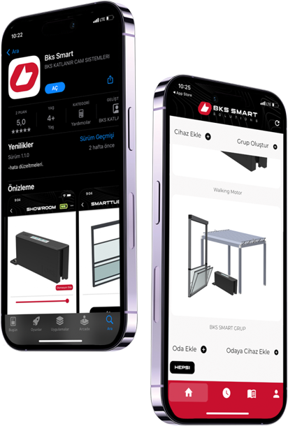 BKS SMART uygulama ekranları